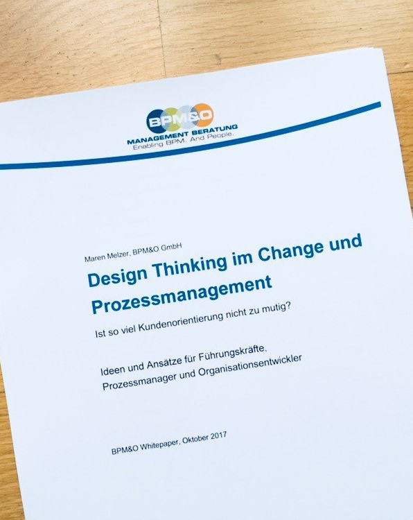Design Thinking im Change und Prozessmanagement